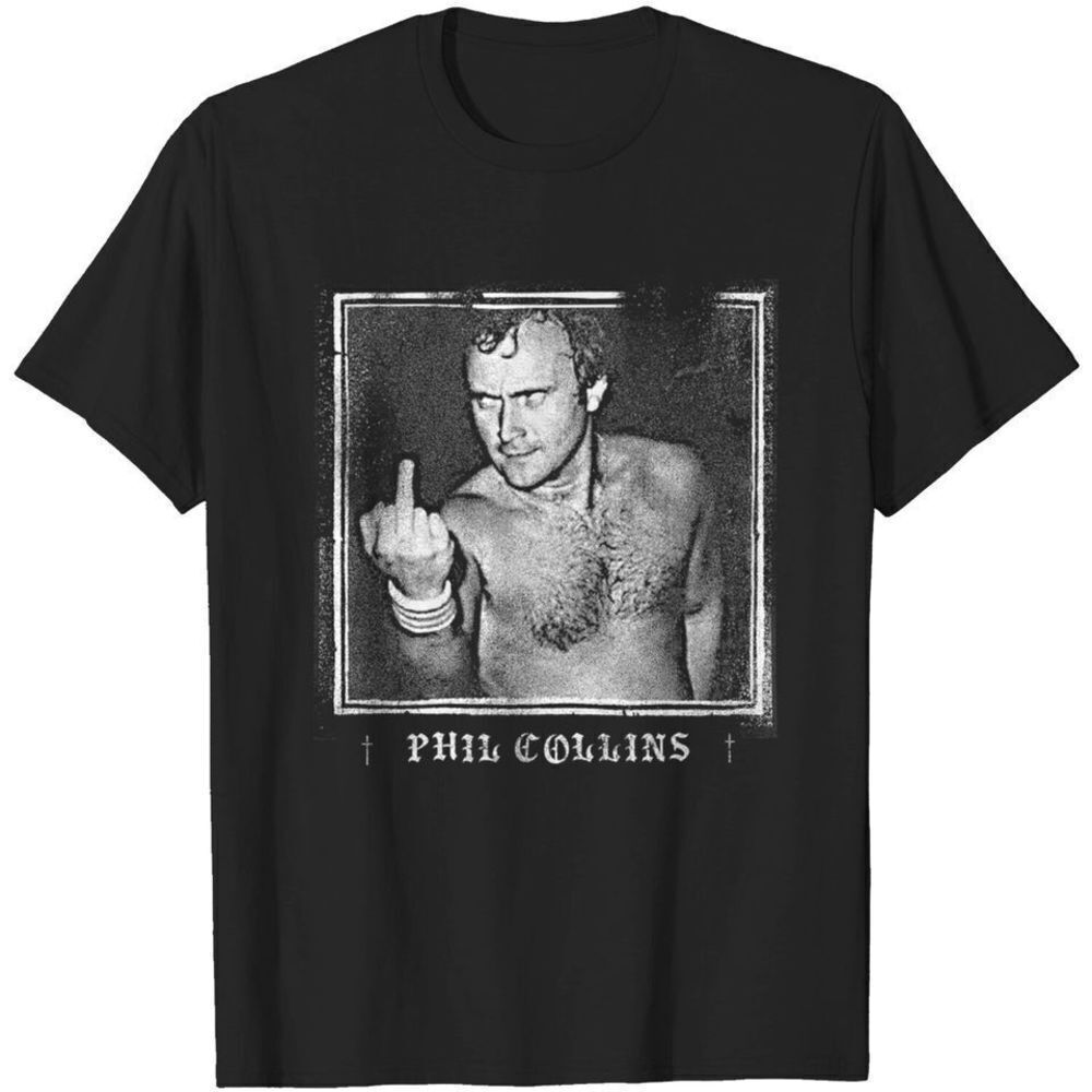 Phil Collins Punksthetic Retro Fan Art Music T-Shirt